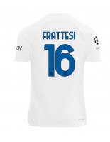 Inter Milan Davide Frattesi #16 Venkovní Dres 2023-24 Krátký Rukáv